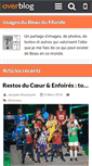 Mobile Screenshot of imagesdubeaudumonde.com